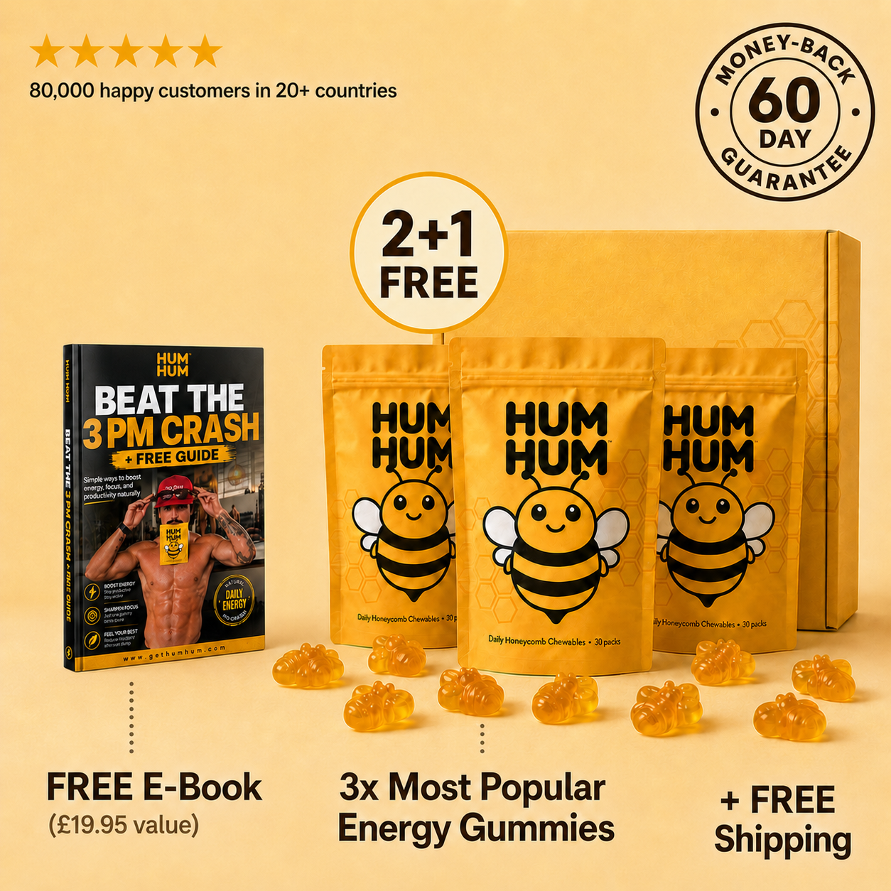 HUM HUM | Daily Energy Gummies
